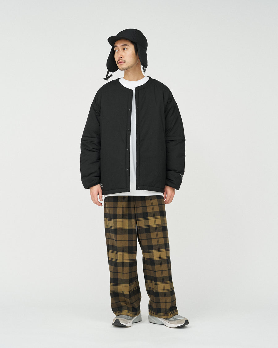 FLANNEL CHECK UTILITY OVER PANTS