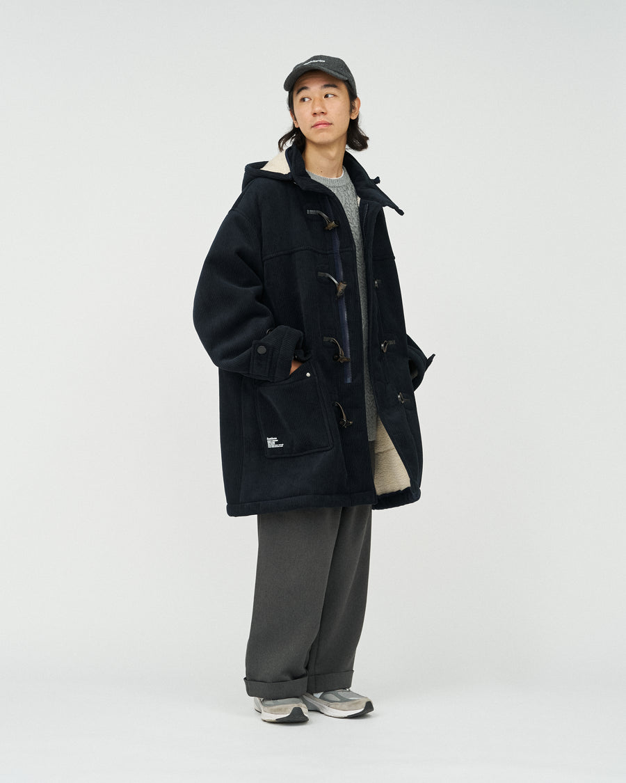 SHERPA CORDUROY DUFFLE COAT