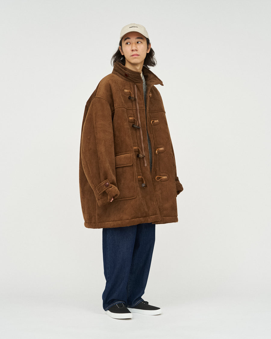 SHERPA CORDUROY DUFFLE COAT