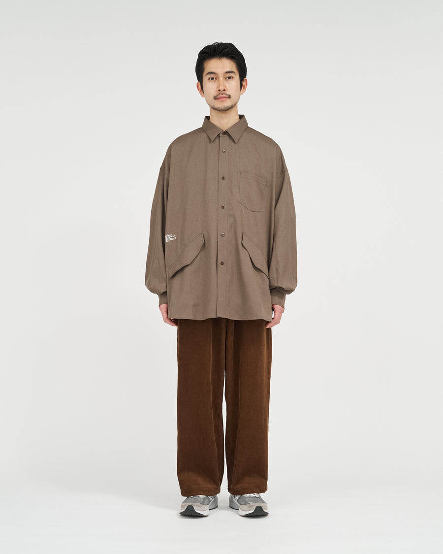 WOOLY TWILL TECH SHIRT