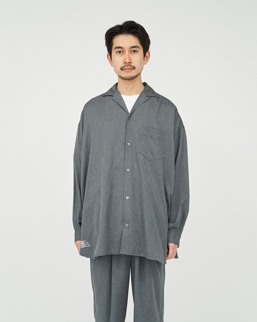 COOLFIBER OPEN COLLAR L/S SHIRT