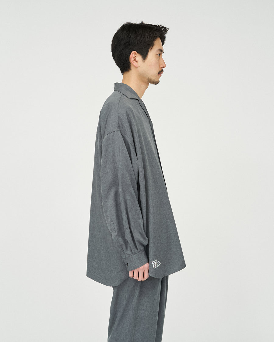 COOLFIBER OPEN COLLAR L/S SHIRT