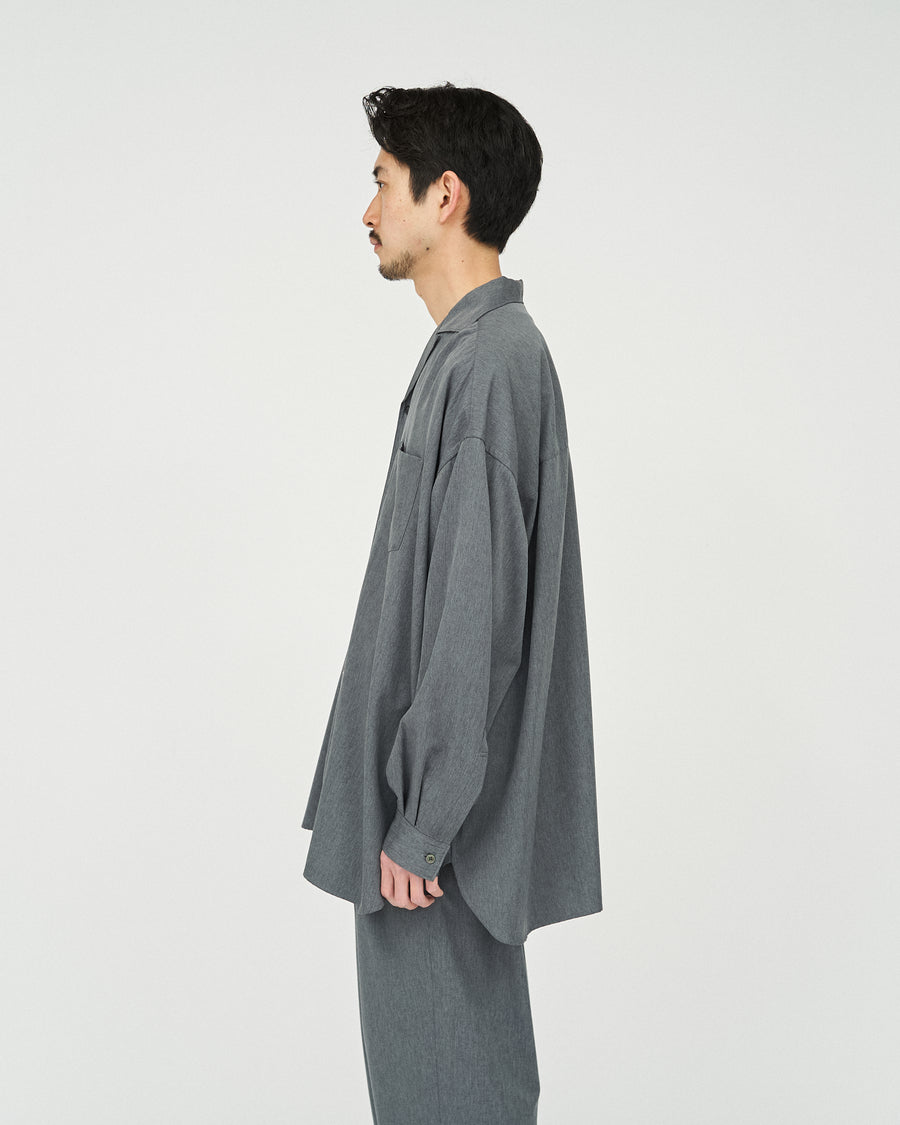 COOLFIBER OPEN COLLAR L/S SHIRT