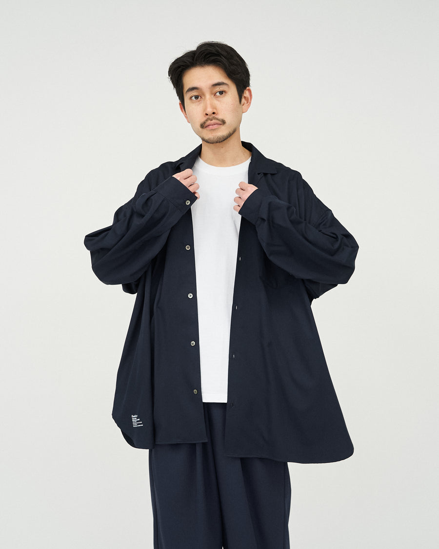 COOLFIBER OPEN COLLAR L/S SHIRT