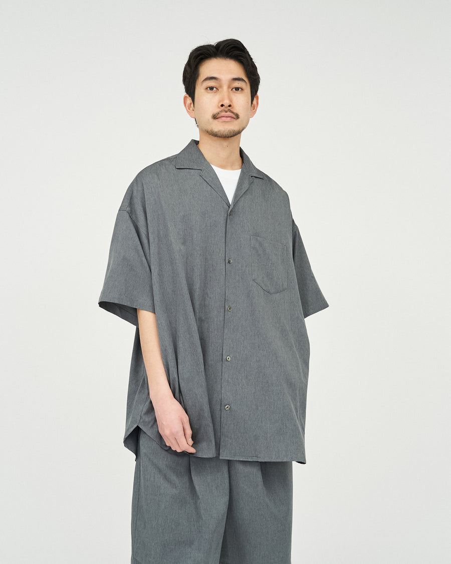 COOLFIBER OPEN COLLAR S/S SHIRT