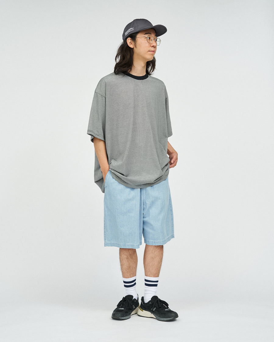 LIGHT DENIM EASY SHORTS