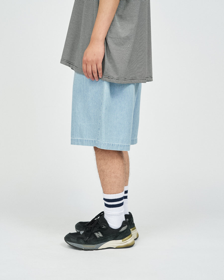LIGHT DENIM EASY SHORTS