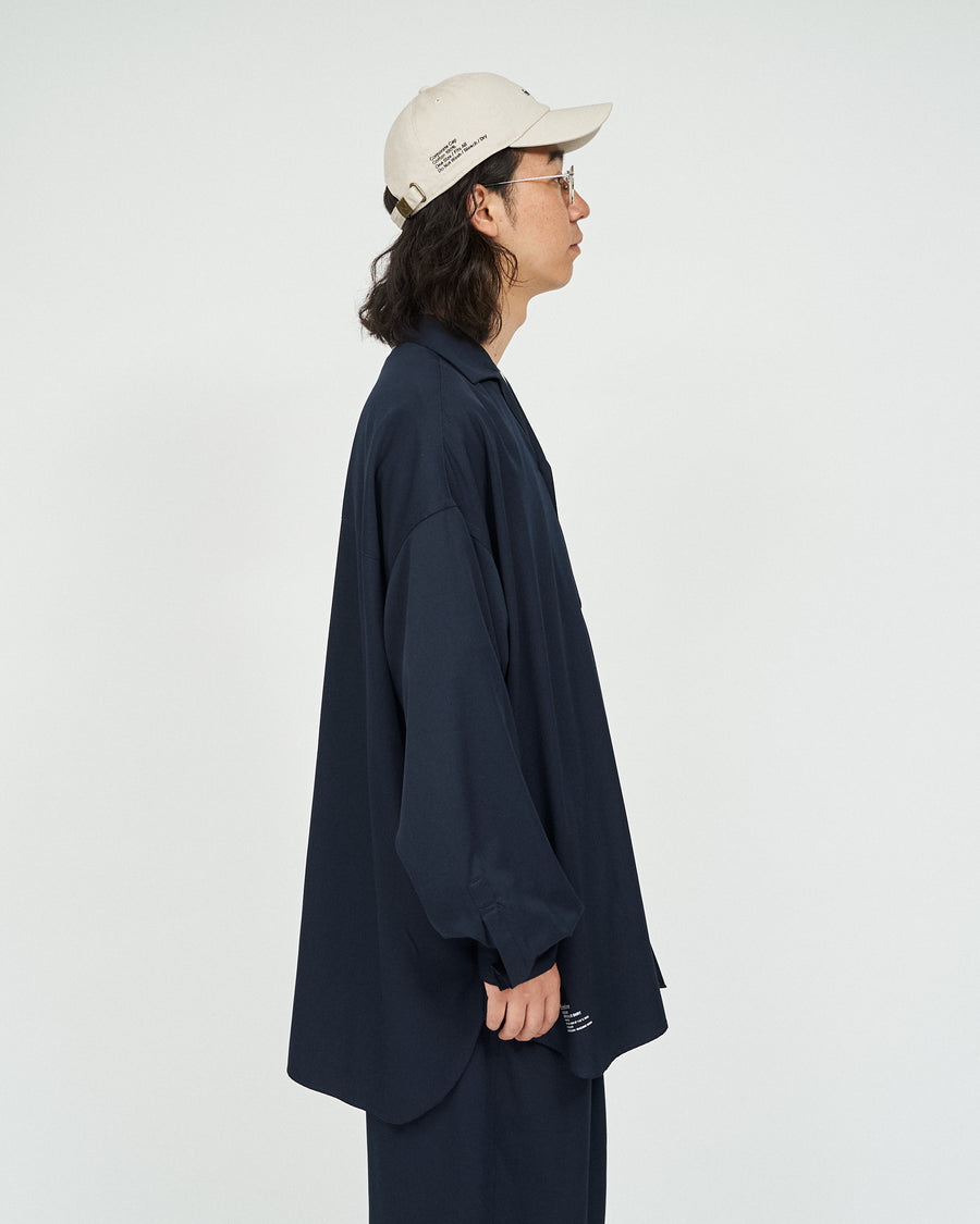 COOLFIBER OPEN COLLAR L/S SHIRT