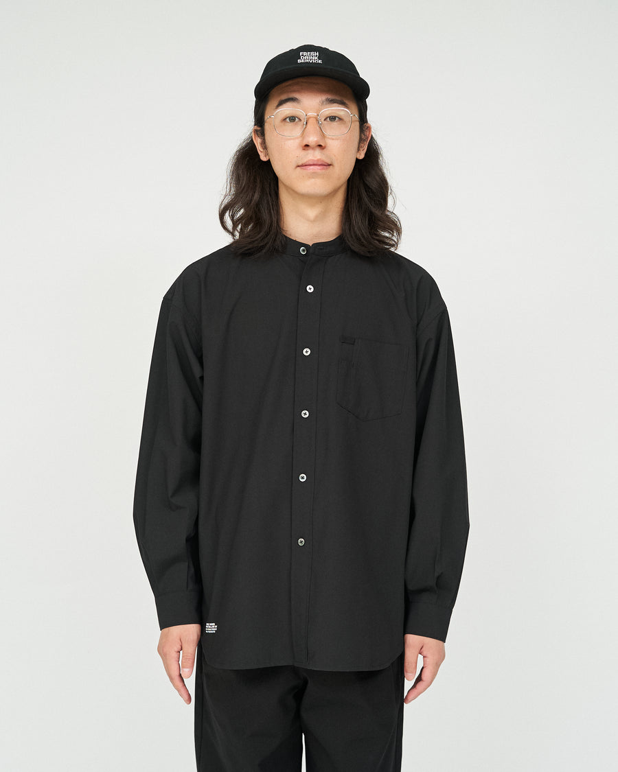 SERVICE WORK BAND COLLAR SHIRT