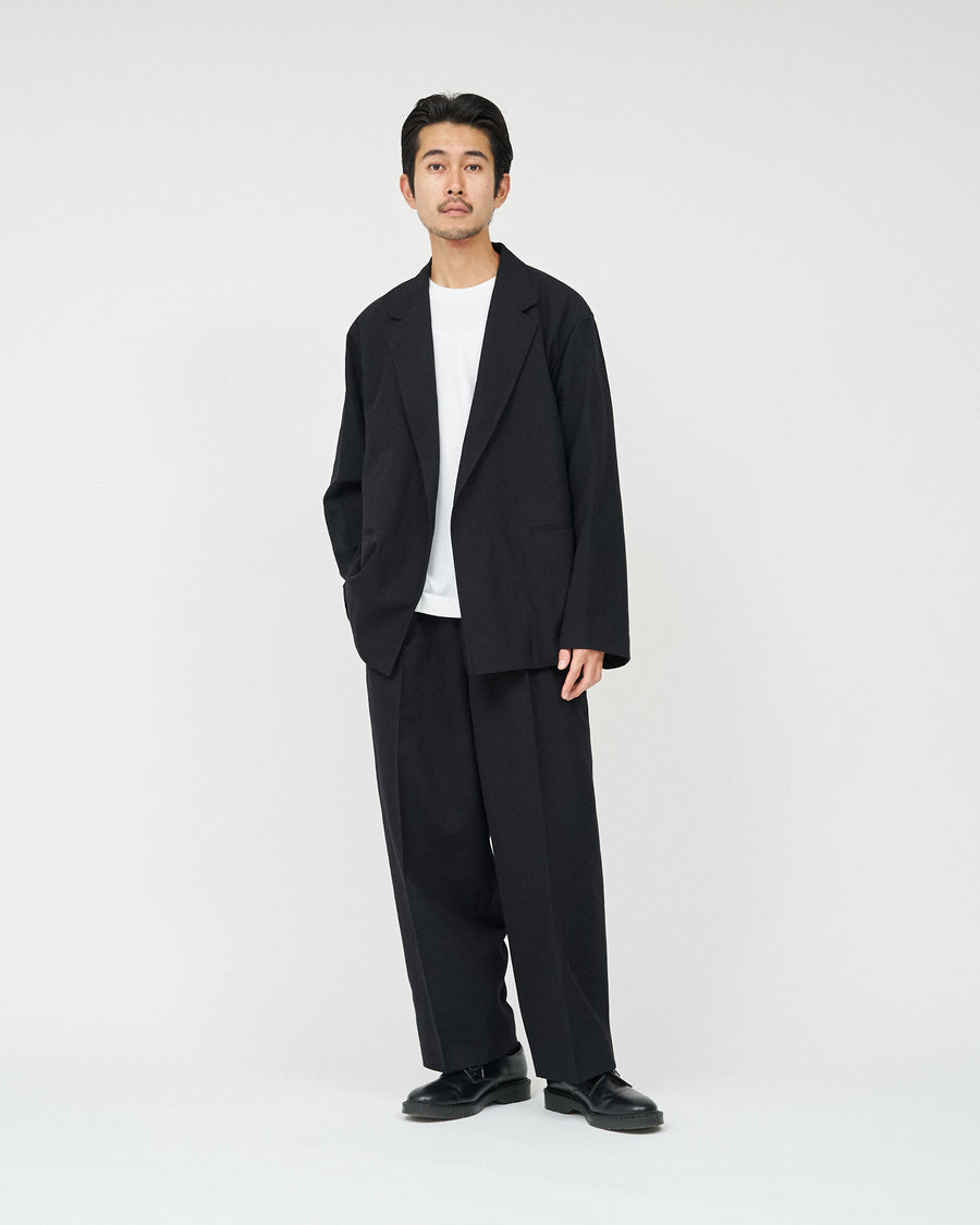 Wool Gabardine Cardigan Jacket FS