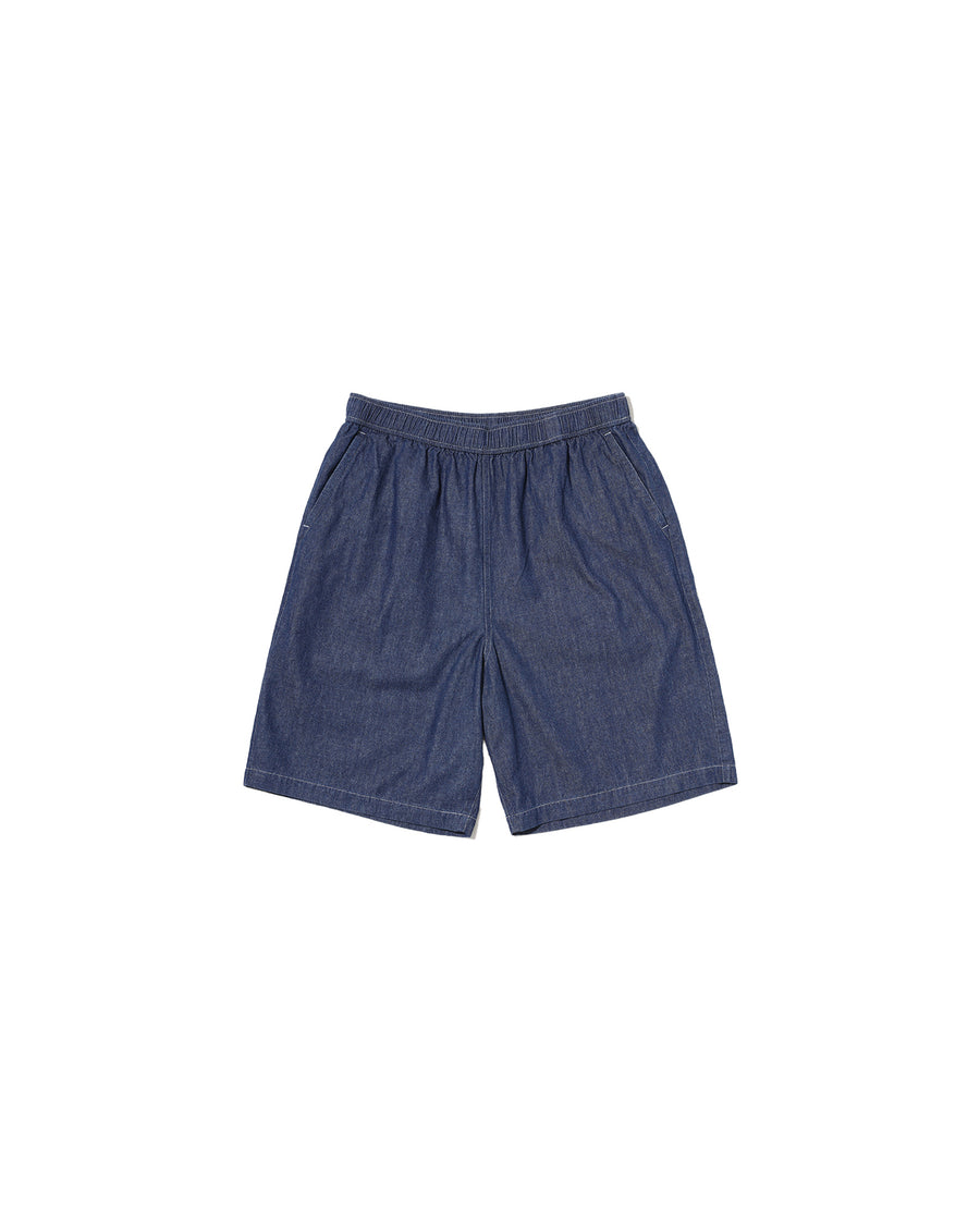 LIGHT DENIM EASY SHORTS