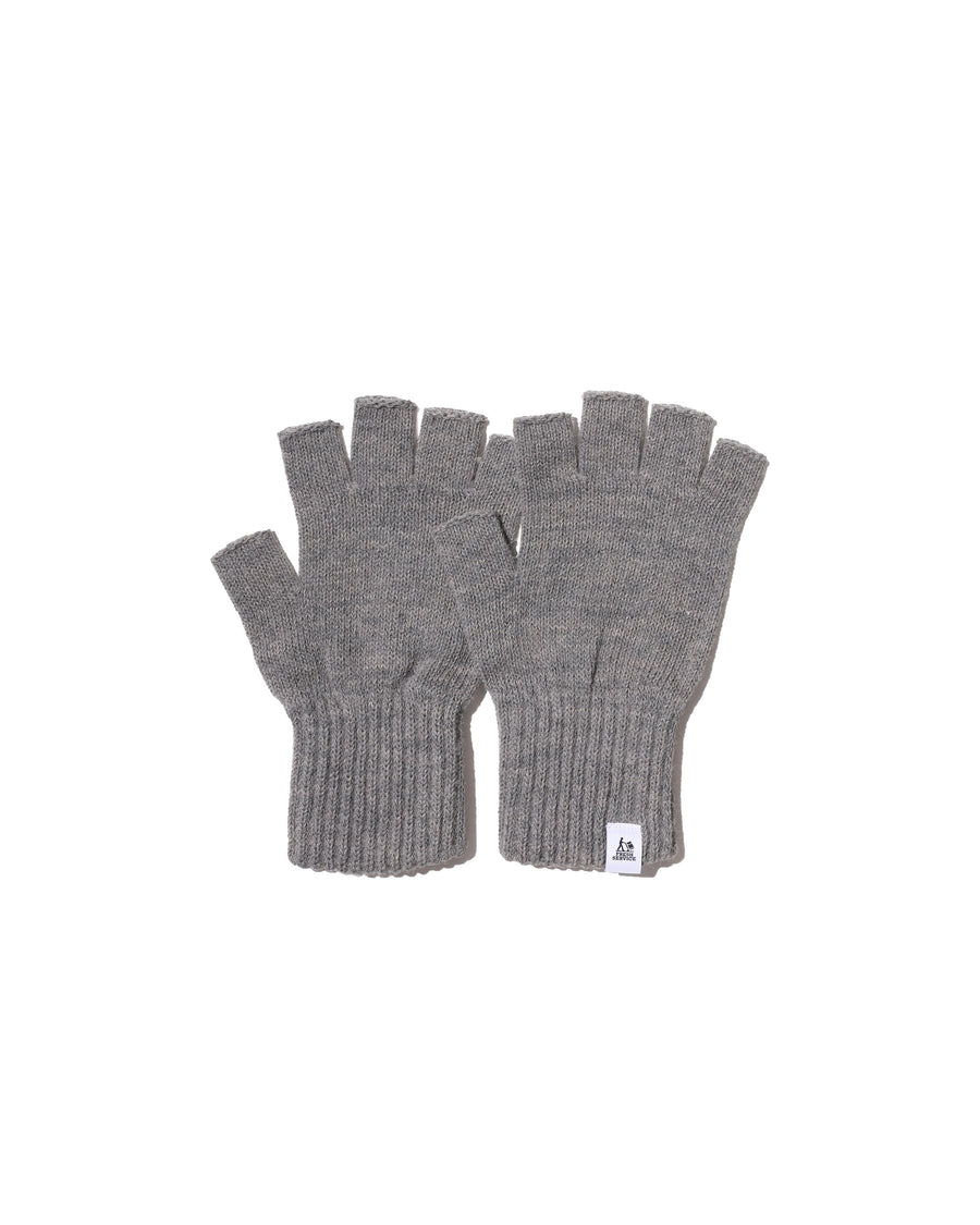 THERMAL RIB KNIT FINGERLESS GLOVES